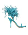Stuart Weitzman Plume 100 Sandals In Blue