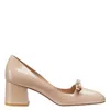 Stuart Weitzman Felicity 60 Block Pumps In Brown