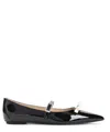 Stuart Weitzman Felicity Ballet Flats In Black