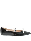 Stuart Weitzman Felicity Ballet Flats In Black