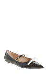 Stuart Weitzman Felicity Bow Mary Jane Flat