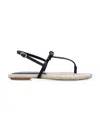 Stuart Weitzman Felicity Espadrillas Thong Sandals
