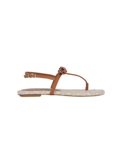 Stuart Weitzman "felicity" Espadrille Sandals - Brown