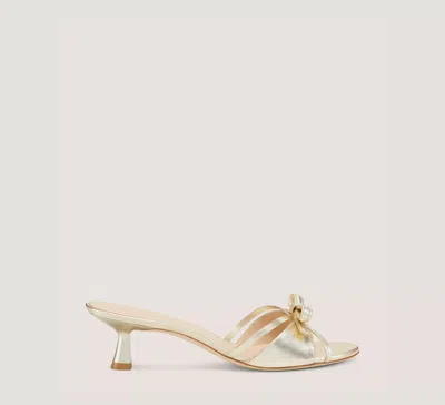 Stuart Weitzman Felicity Slide 50 In Gold