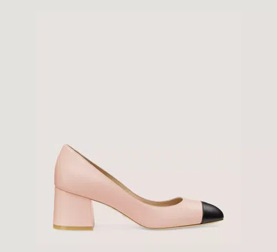 Stuart Weitzman Flareblock 60 Pump In Dolce & Black