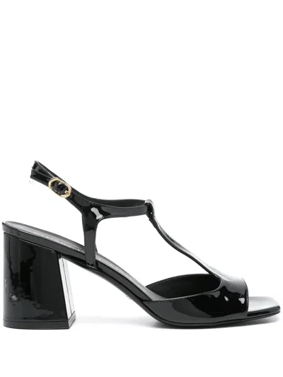 Stuart Weitzman Flareblock 75mm Sandals In Black