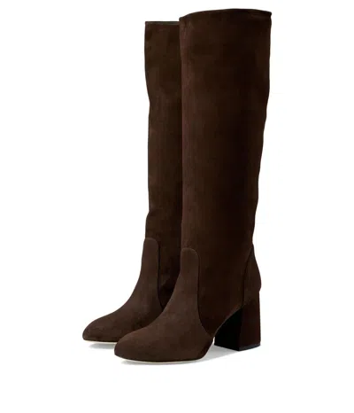 Stuart Weitzman Flareblock 85 Slouch Boots Women'sbrown Knee High Zogg1430 In Brown