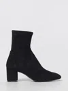 Stuart Weitzman Yuliana Suede Sock Boots In Black