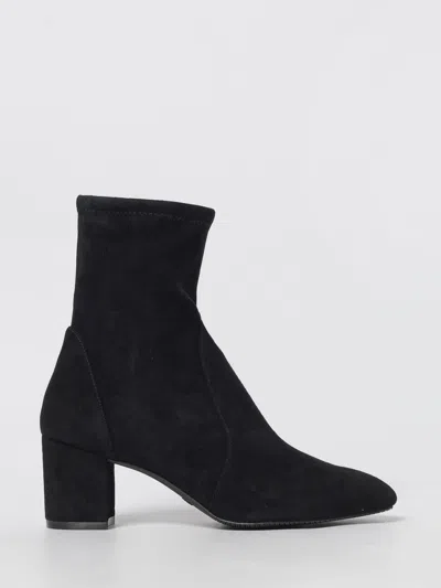 Stuart Weitzman Flat Ankle Boot  Woman Color Black