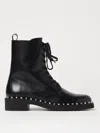 Stuart Weitzman Flat Ankle Boots  Woman Color Black In Black