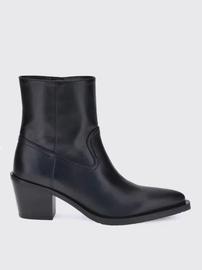 STUART WEITZMAN FLAT ANKLE BOOTS STUART WEITZMAN WOMAN COLOR BLACK,H20746002