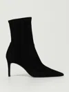 Stuart Weitzman Flat Ankle Boots  Woman Color Black In Black