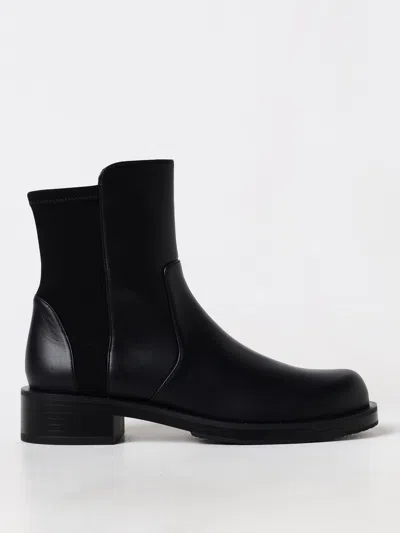 STUART WEITZMAN FLAT ANKLE BOOTS STUART WEITZMAN WOMAN COLOR BLACK,F78684002