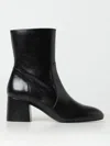 Stuart Weitzman Flareblock 60mm Leather Boots In Schwarz
