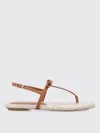 Stuart Weitzman Flat Sandals  Woman Color Brown