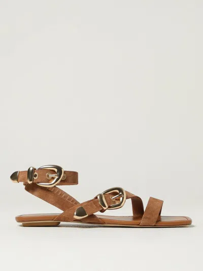 Stuart Weitzman Flat Sandals  Woman Color Brown