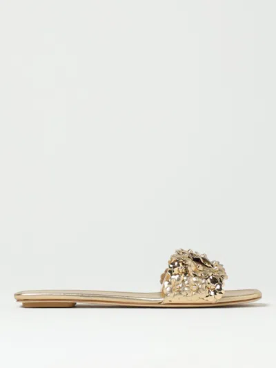 Stuart Weitzman Flat Sandals  Woman Color Gold