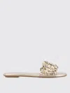 Stuart Weitzman Flat Sandals  Woman Color Gold In Gold