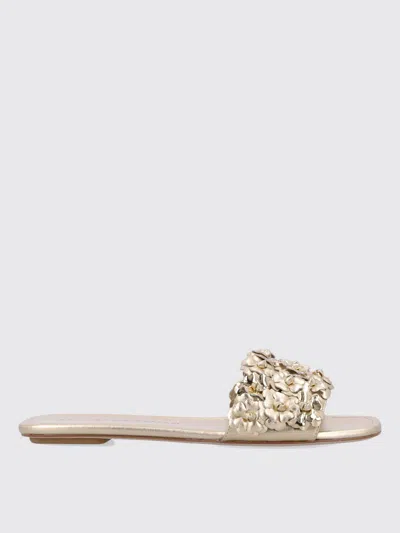 Stuart Weitzman Flat Sandals  Woman Color Gold