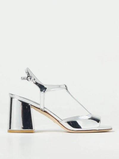 Stuart Weitzman Flat Sandals  Woman Color Silver