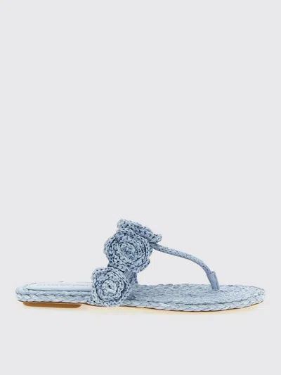 Stuart Weitzman Sandali Bassi  Donna Colore Celeste