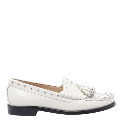 Stuart Weitzman Flat Shoes In White