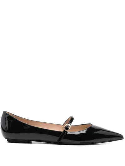 Stuart Weitzman Flat Shoes In Black