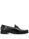 Stuart Weitzman Lottie Black Penny Loafer In Black