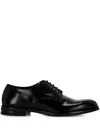 Stuart Weitzman Club Classic Cap Toe Oxford In Black