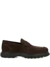Stuart Weitzman Suede Loafers In Brown