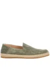 Stuart Weitzman Bala Loafers In Green