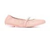 Stuart Weitzman Goldie Ballerina Shoes In Pink