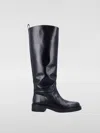 Stuart Weitzman Celia Mini Leather Boot With Lightweight Heel In Schwarz