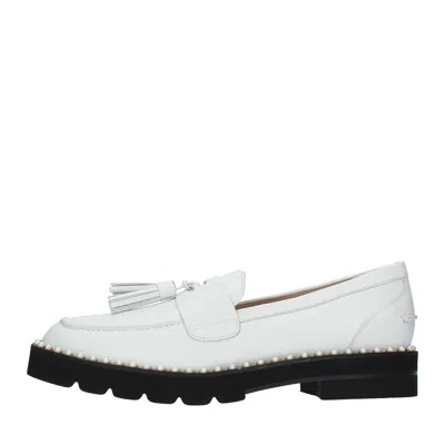 Stuart Weitzman Flat Shoes White In Bianco Chiari E Naturali