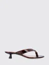 Stuart Weitzman Rio Sleek Tortoiseshell Sandals In Blue