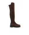 Stuart Weitzman Flat-soled Knee-length Boots