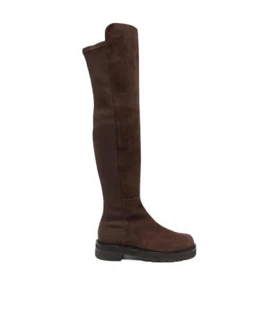 Stuart Weitzman Flat-soled Knee-length Boots