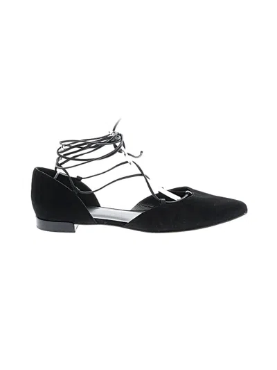 Pre-owned Stuart Weitzman Flats In Black