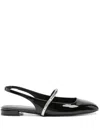Stuart Weitzman Stefanie Ballet Flats In Black