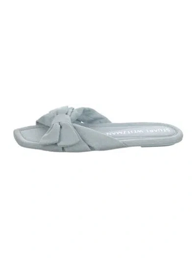 Pre-owned Stuart Weitzman Flats In Blue