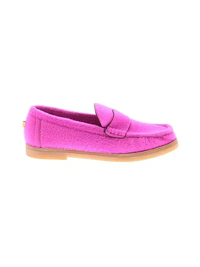 Pre-owned Stuart Weitzman Flats In Pink