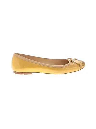 Pre-owned Stuart Weitzman Flats In Yellow