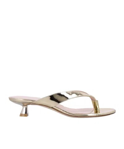 Stuart Weitzman Flip-flops And High-heeled Sandals In Multi