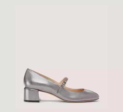 Stuart Weitzman Gabby 45 Mary Jane The Sw Outlet In Gunmetal