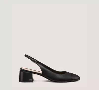 Stuart Weitzman Gabby 45 Slingback In Black