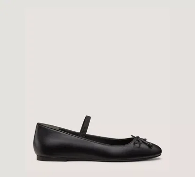 Stuart Weitzman Gabby Bow Ballet Flat The Sw Outlet In Black