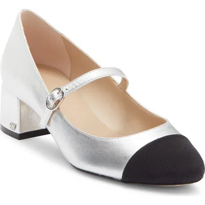 Stuart Weitzman Gabby Mary Jane Pump In Silver