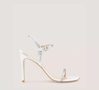 Stuart Weitzman Gemcut 100 Sandal High Heel Sandals In White