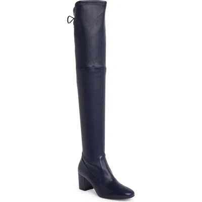 Stuart Weitzman Genna Over-the-knee Boot In Nice Blue