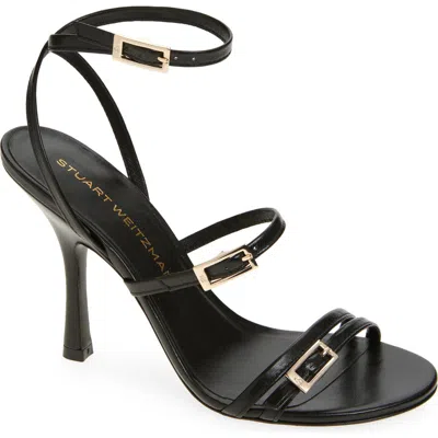 Stuart Weitzman Women's Georgie 100 Sandals In Black